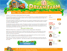 Tablet Screenshot of dreamfarmgame.com